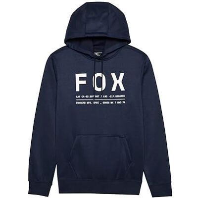 Fox Racing herr non stop fleece tröja huva sweatshirt, Midnatt/utflykt, enfärgad (Midnight//Getaway Solids), XXL Fox Racing herr non stop fleece tröja huva sweatshirt, Midnatt/utflykt, enfärgad (Midnight//Getaway Solids), XXL