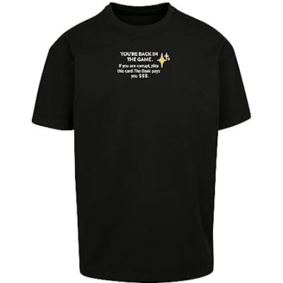 Tee T-shirt för män Intepol oversize t-shirt svart XL, svart, XL Tee T-shirt för män Intepol oversize t-shirt svart XL, svart, XL