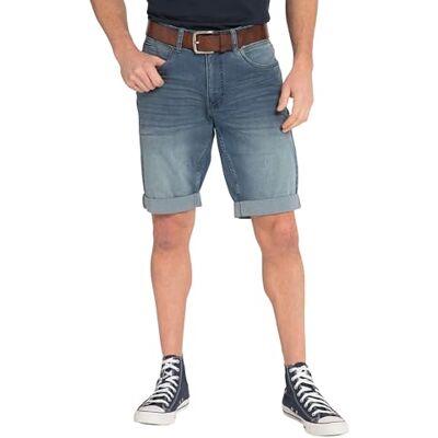 JP 1880 , Män, stora storlekar, lätt denim bermuda, Blå denim JP 1880 , Män, stora storlekar, lätt denim bermuda, Blå denim