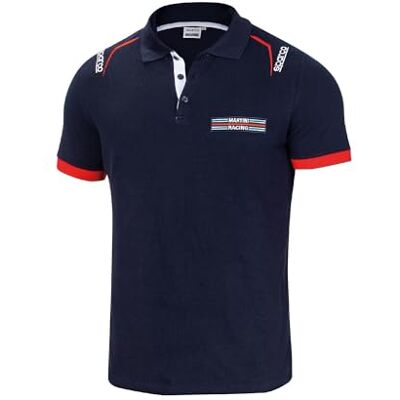 Sparco 01276MRBM4XL, Martini Racing Piké, Marinblå, Standard Unisex Vuxen, Multifärg, 42/50 EU, Flerfärgad Sparco 01276MRBM4XL, Martini Racing Piké, Marinblå, Standard Unisex Vuxen, Multifärg, 42/50 EU, Flerfärgad