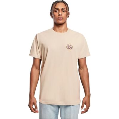 män LA City Print Tee, sand, S män LA City Print Tee, sand, S