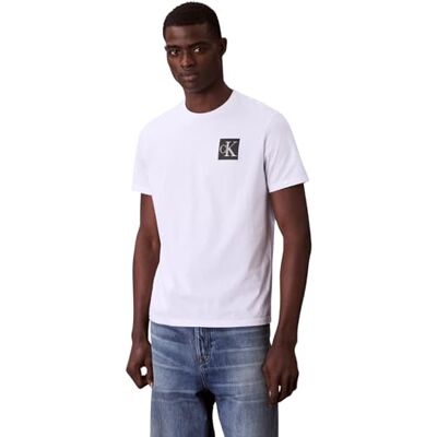 Calvin jeans herr SS GRDNT MNGRM E LG LV04RC859G grafiska t-shirts, vit (lysande vit), XL, Vit (lysande vit), XL Calvin jeans herr SS GRDNT MNGRM E LG LV04RC859G grafiska t-shirts, vit (lysande vit), XL, Vit (lysande vit), XL
