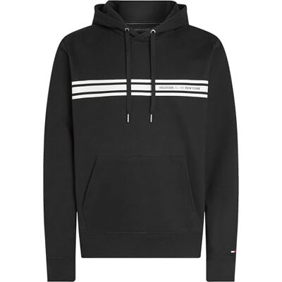 Tommy Hilfiger Huvtröja herr, Svart, XL Tommy Hilfiger Huvtröja herr, Svart, XL