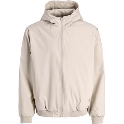JACK & JONES Jjecharge Light Jacket Hood Noos, månstråle, x_s herr, Månradie, XS JACK & JONES Jjecharge Light Jacket Hood Noos, månstråle, x_s herr, Månradie, XS