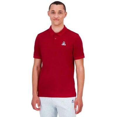 Le Coq Sportif Pikétröja herr, Färg: röd, S Le Coq Sportif Pikétröja herr, Färg: röd, S