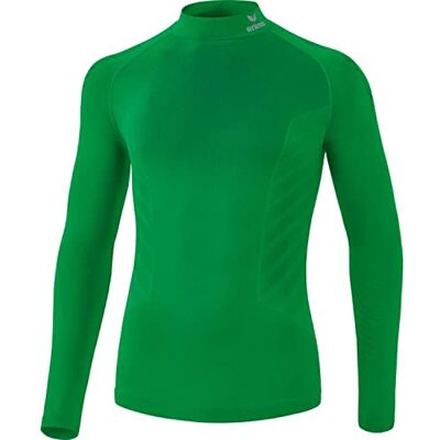 Erima unisex vuxen Athletic Långärmad tröja med polokrage funktionsunderkläder (2252114), smaragd, S Erima unisex vuxen Athletic Långärmad tröja med polokrage funktionsunderkläder (2252114), smaragd, S