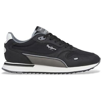 Pepe Jeans herrar Bexley South MSneak, svart, 44 EU Pepe Jeans herrar Bexley South MSneak, svart, 44 EU
