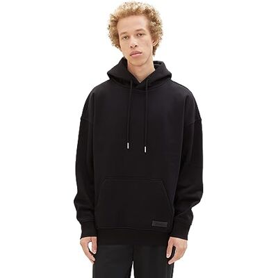 TOM TAILOR Denim Sweatshirt för män, 29999 Svart, S TOM TAILOR Denim Sweatshirt för män, 29999 Svart, S