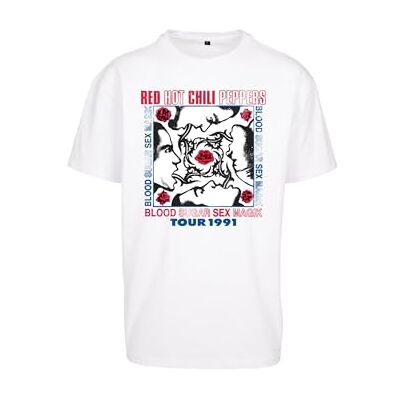 herr Red Hot Chilli Peppers oversize Tee XL vit, Vit, XL herr Red Hot Chilli Peppers oversize Tee XL vit, Vit, XL