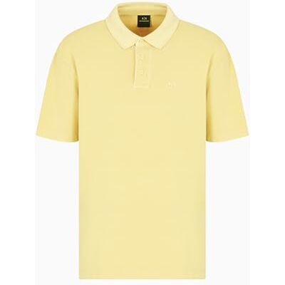 Giorgio Armani Mäns Urban heights, broderad logotyp, normal passform, gul, L, Pale Hay, L Giorgio Armani Mäns Urban heights, broderad logotyp, normal passform, gul, L, Pale Hay, L
