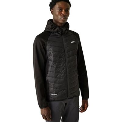 Regatta Andreson VIII Hybrid lätt Softshell-jacka för män – svart – L Regatta Andreson VIII Hybrid lätt Softshell-jacka för män – svart – L