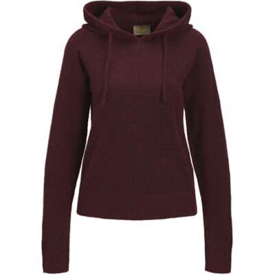 JJXX JACK & JONES Jxevi huvtröja stickad, Cabernet, S JJXX JACK & JONES Jxevi huvtröja stickad, Cabernet, S