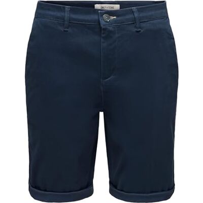 Only & Sons Onssaul 0573 shorts Noos, blå nätter, L Only & Sons Onssaul 0573 shorts Noos, blå nätter, L