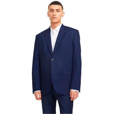 JACK & JONES JACK&JONES JPRTHEO Blazer NOOS, Medelhavsblå/passform: normal passform, 48 JACK & JONES JACK&JONES JPRTHEO Blazer NOOS, Medelhavsblå/passform: normal passform, 48