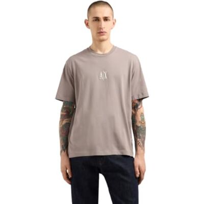 Giorgio Armani Icon Project, broderad logotyp T-shirt, Drivved, XXL Giorgio Armani Icon Project, broderad logotyp T-shirt, Drivved, XXL