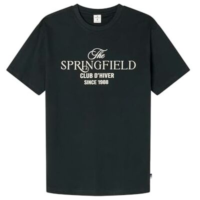 Springfield Herr-T-shirt, Flaska Grön, XS, Flaska grön, XS Springfield Herr-T-shirt, Flaska Grön, XS, Flaska grön, XS