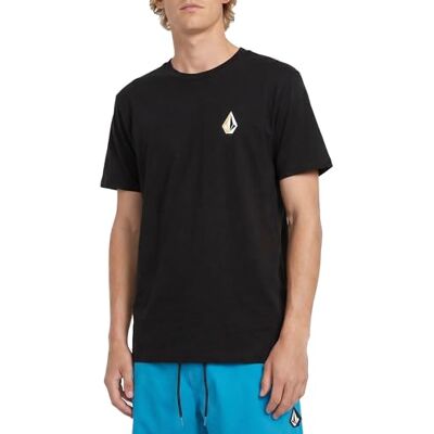 Volcom Herr Blaquedout Ss T-shirt, svart, S Volcom Herr Blaquedout Ss T-shirt, svart, S