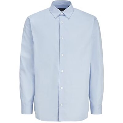 JACK & JONES Jprblabushwick Stanley skjorta L/S Sn, Chambray blå/passform: solid, L JACK & JONES Jprblabushwick Stanley skjorta L/S Sn, Chambray blå/passform: solid, L