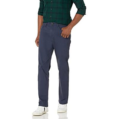 Amazon Essentials herr rak passform 5-fickors komfort stretch chinos byxa (tidigare Goodthreads), marinblå, 42 B x 28 L Amazon Essentials herr rak passform 5-fickors komfort stretch chinos byxa (tidigare Goodthreads), marinblå, 42 B x 28 L