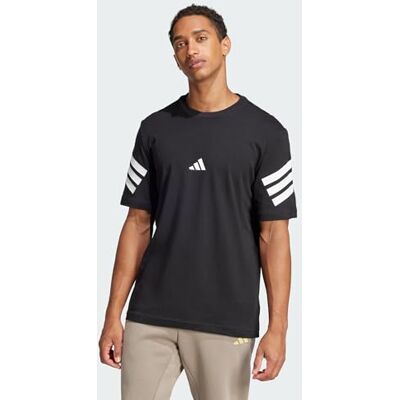 adidas Mezczyzni FUTURE ICONS THREE STRIPES TEE, black, S adidas Mezczyzni FUTURE ICONS THREE STRIPES TEE, black, S