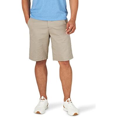 Lee Performance Series Extreme Comfort shorts med shorts med platt framsida för män, Sten, 42 SE Lee Performance Series Extreme Comfort shorts med shorts med platt framsida för män, Sten, 42 SE