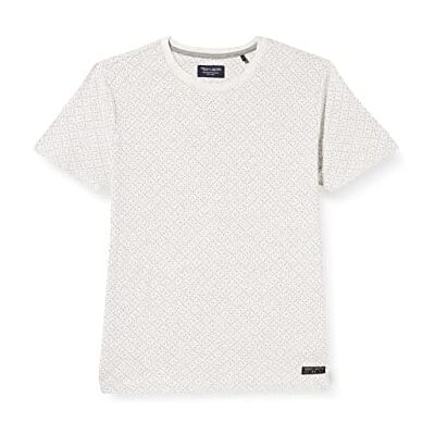 Teddy Smith T- Maxim MC T-shirt, vit melange, S herr Teddy Smith T- Maxim MC T-shirt, vit melange, S herr