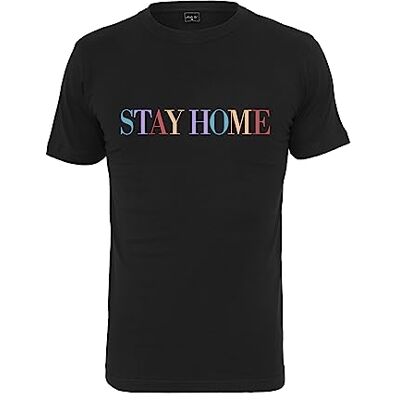 Tee unisex Stay Home ordspråk t-shirt Tee unisex Stay Home ordspråk t-shirt