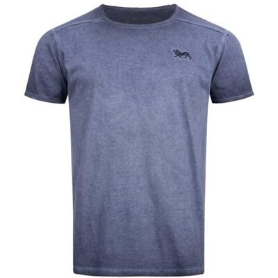 Lonsdale Herr PORTSKERRA T-shirt, tvättad blå, XL Lonsdale Herr PORTSKERRA T-shirt, tvättad blå, XL