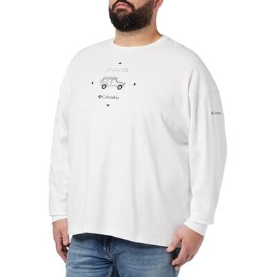 Columbia Shirt Duxbery™ Relaxed LS tee White 1X Herr, Vit, XL Columbia Shirt Duxbery™ Relaxed LS tee White 1X Herr, Vit, XL