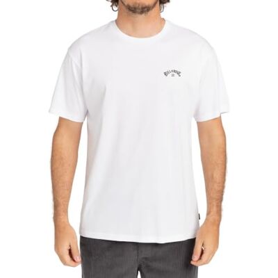 BILLABONG Arch Wave Kortärmad T-shirt Män S Vit BILLABONG Arch Wave Kortärmad T-shirt Män S Vit