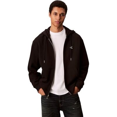 Calvin herr LS EU 350TERRY MONOGRAM FZ HOODI LV04RD240G tröjor, SVART (svart), XL, svart (svart), XL Calvin herr LS EU 350TERRY MONOGRAM FZ HOODI LV04RD240G tröjor, SVART (svart), XL, svart (svart), XL