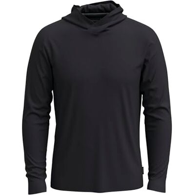 Smartwool Hoodie Tröja med huva för män, Black, L Smartwool Hoodie Tröja med huva för män, Black, L