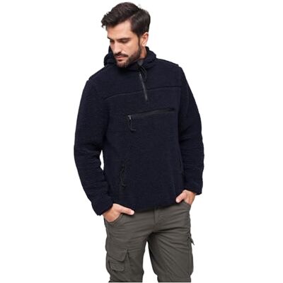 Brandit teddyfleece arbetare tröja, marinblå, 3XL Brandit teddyfleece arbetare tröja, marinblå, 3XL