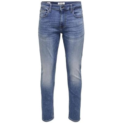 Only & Sons ONSLOOM Slim Jax MBD 9137 DCC DNM NOOS, Mellanblå denim, 30W / 34L Only & Sons ONSLOOM Slim Jax MBD 9137 DCC DNM NOOS, Mellanblå denim, 30W / 34L