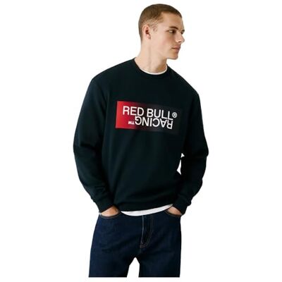 Red Bull Racing X Pepe Jeans PEPE JEANS Herr OMBRE LOGO CREW sweatshirt, blå (DULWICH BLUE), XL, Blå (dulwich blå), XL Red Bull Racing X Pepe Jeans PEPE JEANS Herr OMBRE LOGO CREW sweatshirt, blå (DULWICH BLUE), XL, Blå (dulwich blå), XL