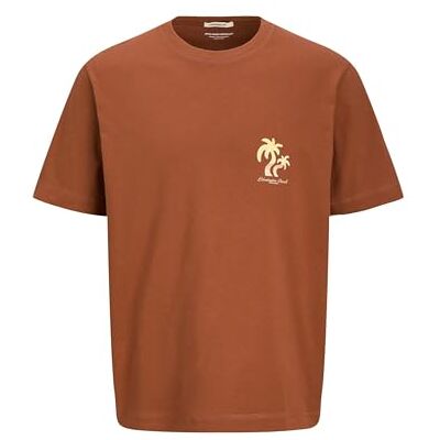 JACK & JONES herr Jorcanggu sommar bild Tee Ss Cn, Arabian krydda, XL JACK & JONES herr Jorcanggu sommar bild Tee Ss Cn, Arabian krydda, XL