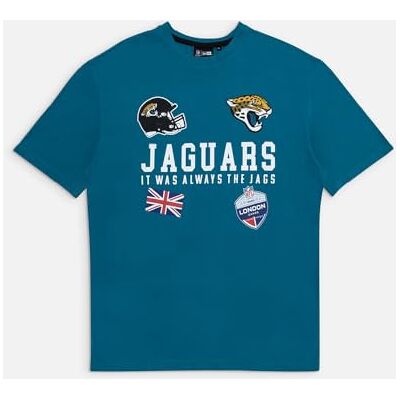 New Era NFL Games Collegiate överdimensionerad t-shirt Jacksonville Jaguars TTW turkos New Era NFL Games Collegiate överdimensionerad t-shirt Jacksonville Jaguars TTW turkos