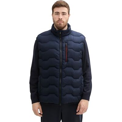 TOM TAILOR herrväst, 10668 – himmelskaptensblå, XXL TOM TAILOR herrväst, 10668 – himmelskaptensblå, XXL