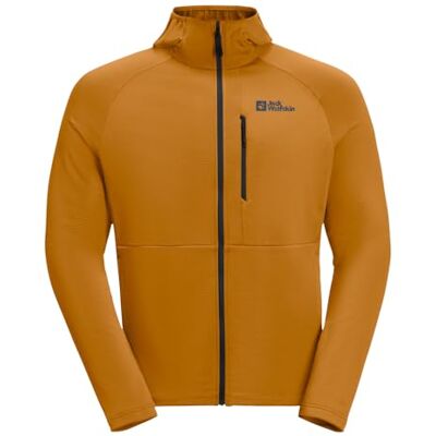 Jack Wolfskin Kolbenberg huvtröja Fz M jacka herr, Safflower blomma, M Jack Wolfskin Kolbenberg huvtröja Fz M jacka herr, Safflower blomma, M
