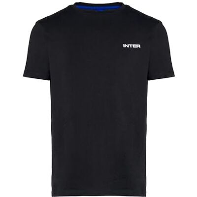 Inter FC nationale Milano S.p.A. Galaxy unisex vuxen T-shirt, olika storlekar/färger tillgängliga, galaxkollektion, lämplig för alla svarta fans, officiell produkt Inter FC nationale Milano S.p.A. Galaxy unisex vuxen T-shirt, olika storlekar/färger tillgängliga, galaxkollektion, lämplig för alla svarta fans, officiell produkt