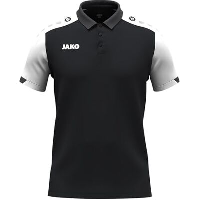 JAKO Unisex pikétröja, Dynamic, svart/vit/antracit, 3XL JAKO Unisex pikétröja, Dynamic, svart/vit/antracit, 3XL