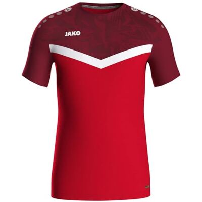 JAKO Ikonisk T-shirt – funktionell skjorta för män, kortärmad, hållbar sportskjorta av 100% återvunnen polyester, fukttransporterande och andas JAKO Ikonisk T-shirt – funktionell skjorta för män, kortärmad, hållbar sportskjorta av 100% återvunnen polyester, fukttransporterande och andas