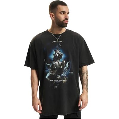 Tee La Puissance De Lar Mer överdimensionerad T-shirt för män, Svart, M Tee La Puissance De Lar Mer överdimensionerad T-shirt för män, Svart, M