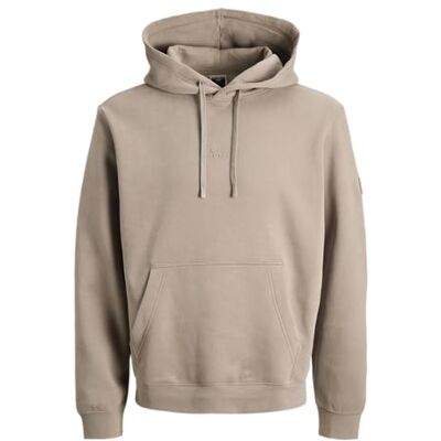 JACK & JONES Jcopoint Sweat Badge Hood Bf, Ökenduvor, XL JACK & JONES Jcopoint Sweat Badge Hood Bf, Ökenduvor, XL