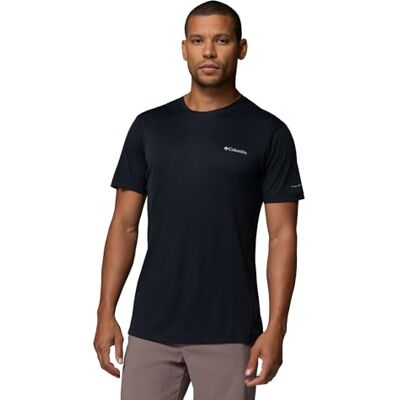 Columbia Lättviktig noll regler teknisk kortärmad T-shirt till herr, svart, XL Columbia Lättviktig noll regler teknisk kortärmad T-shirt till herr, svart, XL