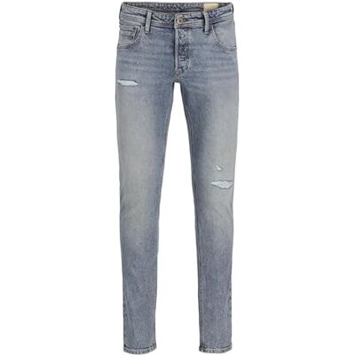 JACK & JONES Slim Fit Jeans JJIGLENN JJCOLE AM 871 Slim Fit Jeans, Blå denim, 30W / 34L JACK & JONES Slim Fit Jeans JJIGLENN JJCOLE AM 871 Slim Fit Jeans, Blå denim, 30W / 34L