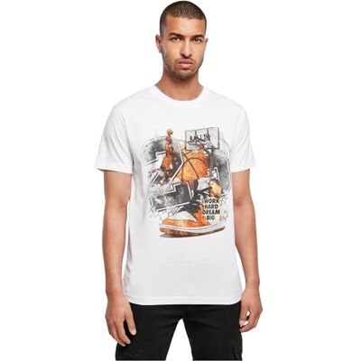 Tee Män vintage ballin t-shirt, Vit, XL Tee Män vintage ballin t-shirt, Vit, XL