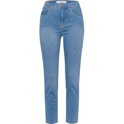 Brax Damstil Mary S Ultralight denim förkortade femficksjeans, Begagnad ljusblå, 27W / 34L Brax Damstil Mary S Ultralight denim förkortade femficksjeans, Begagnad ljusblå, 27W / 34L