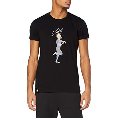 Inter Characters Vidal Black Edition unisex T-shirt för vuxna Inter Characters Vidal Black Edition unisex T-shirt för vuxna