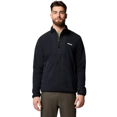 Columbia Sequoia Grove Fleecejacka med Halvlång Dragkedja, Ytterplagg Polyfleece, Miljövänligt Material, Säkra Fickor, Flexibel Kant Herr Columbia Sequoia Grove Fleecejacka med Halvlång Dragkedja, Ytterplagg Polyfleece, Miljövänligt Material, Säkra Fickor, Flexibel Kant Herr